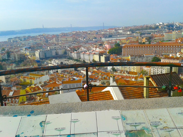 Colinas, paisagem e Cerca Moura - Lisboa