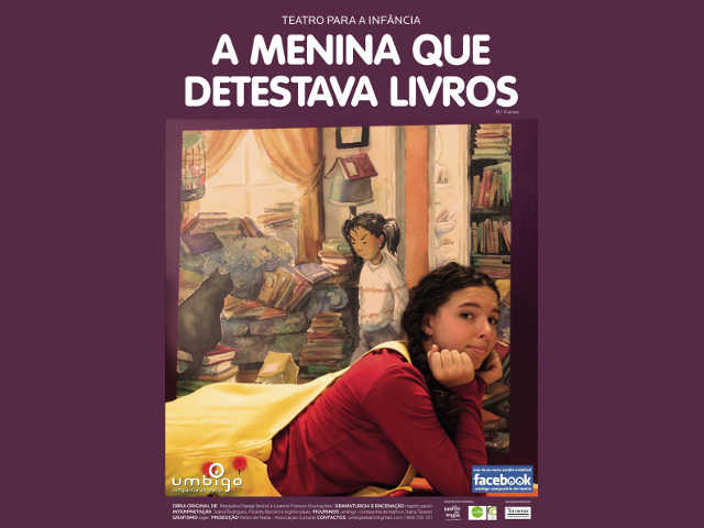 A menina que detestava livros - Cª Umbigo