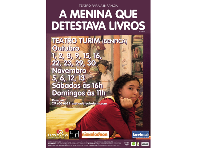 Peça infantil  - A menina que detestava livros