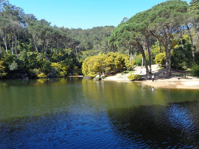 Caminhando entre lagoas de Sintra