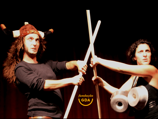 Um espetáculo de Commedia Dell'Arte