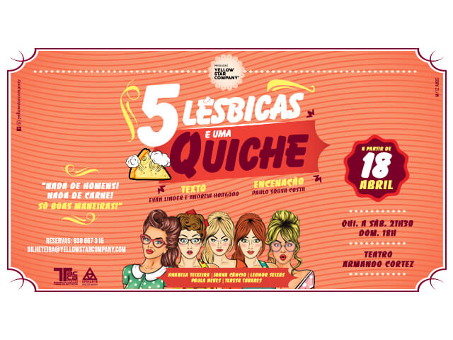 5 Lésbicas e 1 Quiche