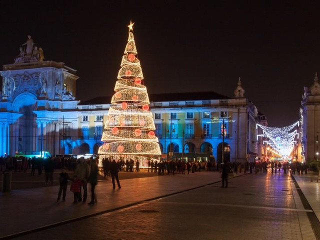 Caminhando na Rota das Iluminações de Natal